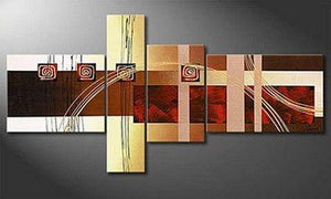 Living Room Wall Art Paintings, Hand Painted Canvas Painting, Acrylic Painting Abstract, Modern Wall Art Painting-Silvia Home Craft