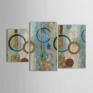 Modern Wall Art Paintings, 3 Piece Wall Art, Abstract Acrylic Paintings, Hand Painted Acrylic Paintings-Silvia Home Craft