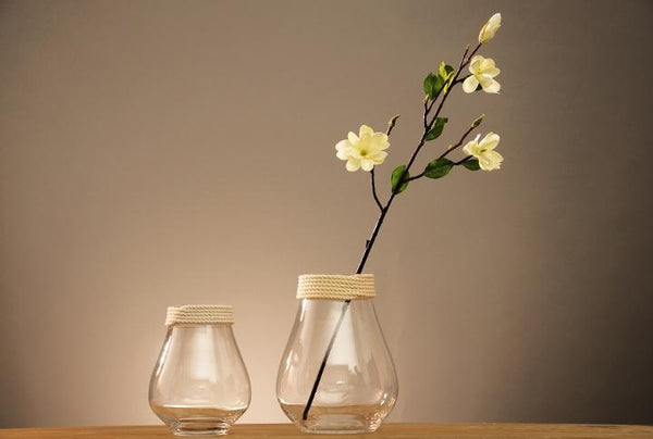 Artificial White Magnolia Stem, Artificial Flower, Silk Flowers, Flux Flowers, Artificial Floral-Silvia Home Craft