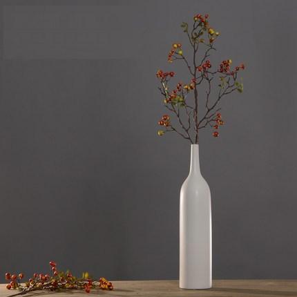 Rustic Artificial Autumn Fruit, Stem 28" Tall, Flower Arrangement, Botanicial Plant-Silvia Home Craft