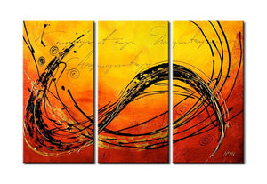 3 Piece Wall Painting, Modern Contemporary Paintings, Acrylic Abstract Paintings, Wall Art Paintings-Silvia Home Craft