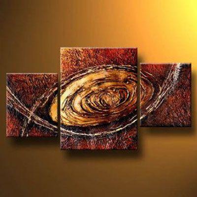 Acrylic Painting Abstract, 3 Piece Wall Art, Canvas Paintings for Living Room, Modern Paintings, Hand Painted Wall Art-Silvia Home Craft