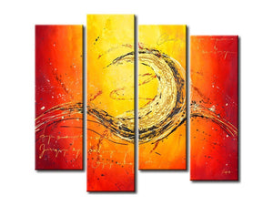 Modern Contemporary Paintings, Living Room Canvas Painting, Acrylic Painting Abstract, Bedroom Wall Art Painting-Silvia Home Craft