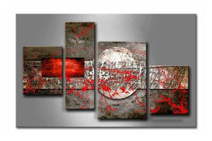 Modern Wall Art Paintings, Living Room Wall Art, Acrylic Painting Abstract, Abstract Wall Art Painting-Silvia Home Craft