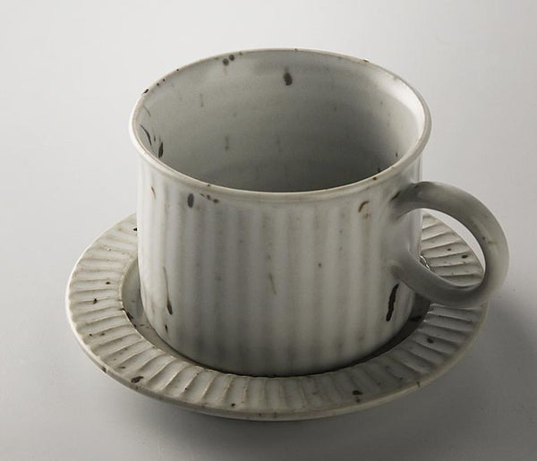 Latte Coffee Cup, Cappuccino Coffee Mug, Pottery Coffee Cups, Tea Cup, Ceramic Coffee Cup, Coffee Cup and Saucer Set-Silvia Home Craft