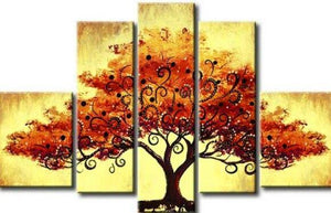 Extra Large Wall Art Paintings, Tree of Life Painting, Bedroom Canvas Painting, Landscape Canvas Paintings, Buy Art Online-Silvia Home Craft