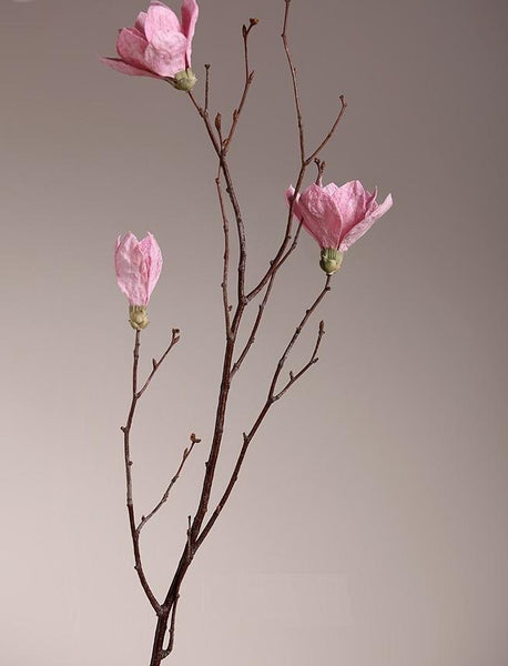Magnolia flower, Handmade Artificial Flower, Natural Decorations, Flower Arrangement-Silvia Home Craft