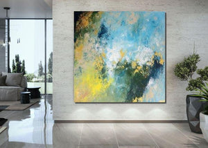 Extra Large Paintings for Bedroom, Simple Painting Ideas for Living Room, Contemporary Abstract Paintings, Abstract Acrylic Wall Painting, Modern Canvas Painting-Silvia Home Craft
