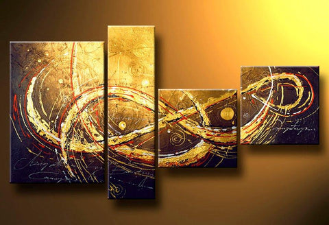 Extra Large Painting, Abstract Art Painting, Dining Room Wall Art, Painting for Sale-Silvia Home Craft
