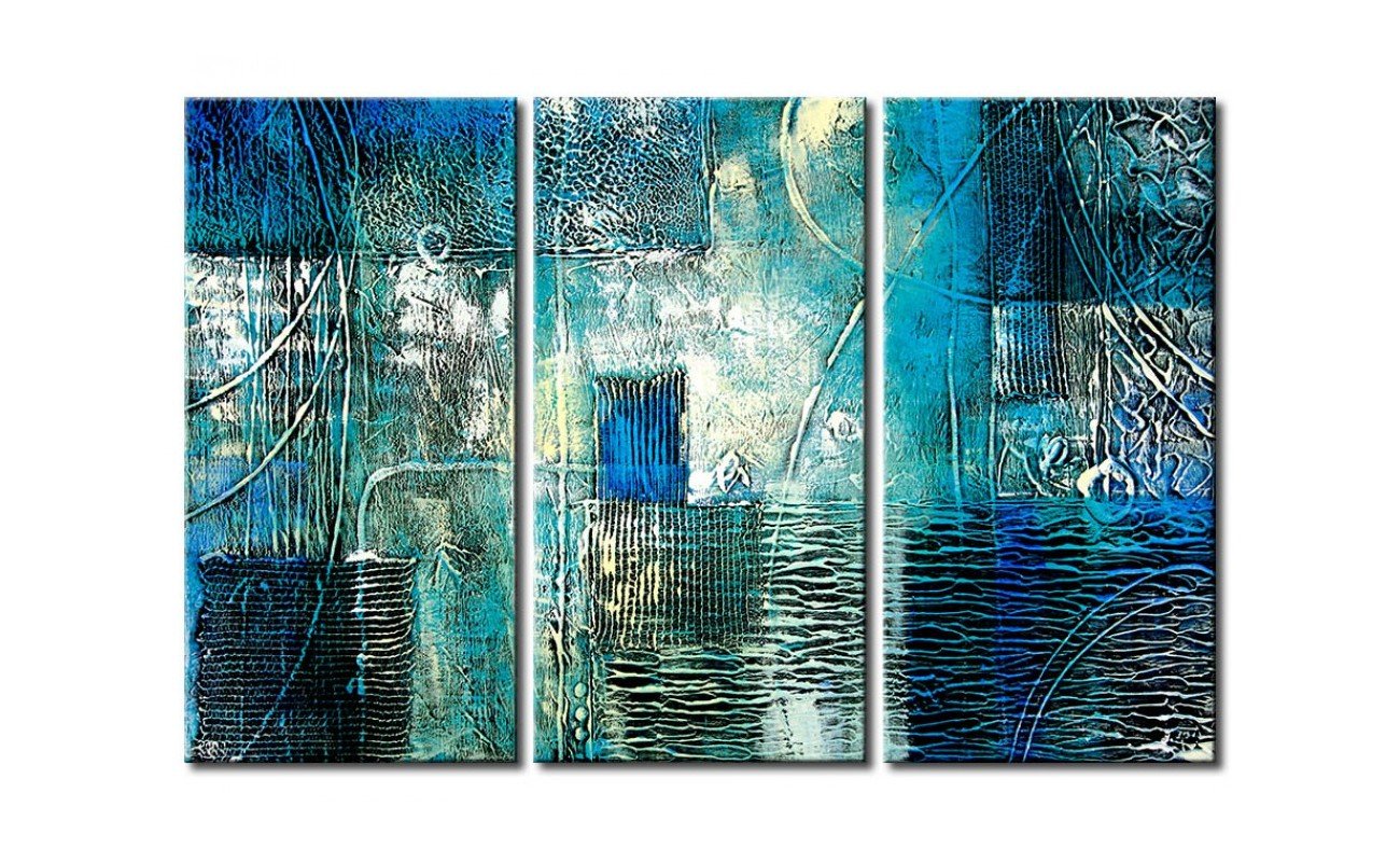 Texture Painting, Contemporary Art Painting, 3 Piece Wall Painting, Modern Acrylic Paintings, Bedroom Wall Art-Silvia Home Craft