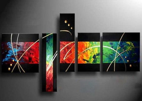 Living Room Wall Art, Modern Paintings, Contemporary Wall Art Painting, Acrylic Contemporary Artwork-Silvia Home Craft
