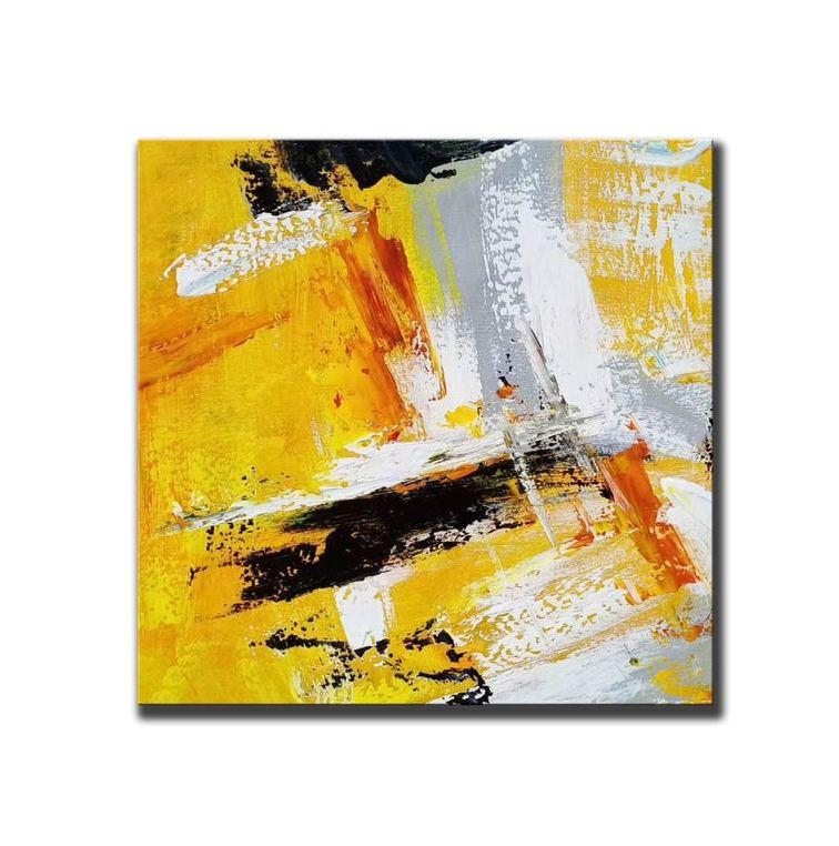 Hand Painted Acrylic Painting, Abstract Wall Painting for Living Room, Acrylic Paintings for Dining Room, Modern Contemporary Artwork-Silvia Home Craft