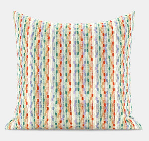 Multicolor Square Modern Throw Pillows for Couch, Colorful Contemporary Modern Sofa Pillows, Simple Decorative Throw Pillows, Large Throw Pillow for Interior Design-Silvia Home Craft
