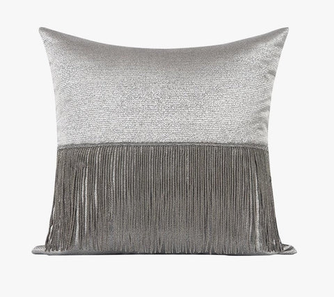 Decorative Throw Pillows for Couch, Abstract Contemporary Throw Pillow for Living Room, Large Grey Modern Sofa Throw Pillows-Silvia Home Craft