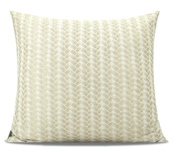 Golden Color Throw Pillow for Interior Design, Modern Decorative Throw Pillows, Modern Sofa Pillows, Contemporary Square Modern Throw Pillows for Couch-Silvia Home Craft