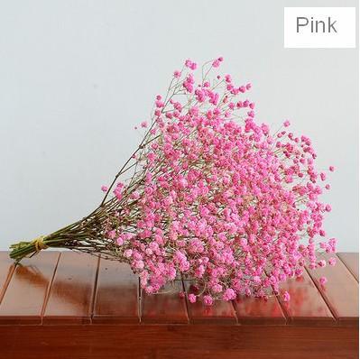 Dried Babys Breath Bunch, Gypsophila, GYP, Wedding Mason Jar Filler, Dried Flowers-Silvia Home Craft