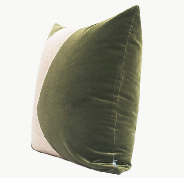 Modern Sofa Throw Pillows, Blackish Green Abstract Contemporary Throw Pillow for Living Room, Large Decorative Throw Pillows for Couch-Silvia Home Craft