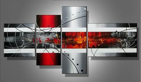 Modern Acrylic Painting, Abstract Paintings, Large Canvas Painting, Acrylic Art for Sale, Buy Contemporary Art-Silvia Home Craft