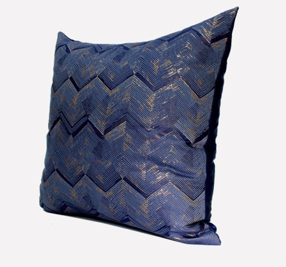 Large Square Pillows, Blue Decorative Modern Throw Pillow for Couch, Modern Sofa Pillows, Simple Modern Throw Pillows for Couch-Silvia Home Craft
