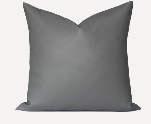 Large Modern Throw Pillows, Decorative Throw Pillow for Couch, Blue Grey Modern Sofa Pillows, Decorative Throw Pillows for Living Room, Large Square Pillows-Silvia Home Craft