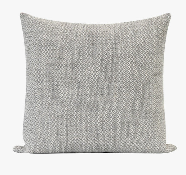 Light Gray Contemporary Throw Pillow for Living Room, Simple Modern Sofa Throw Pillows, Modern Decorative Throw Pillows for Couch-Silvia Home Craft