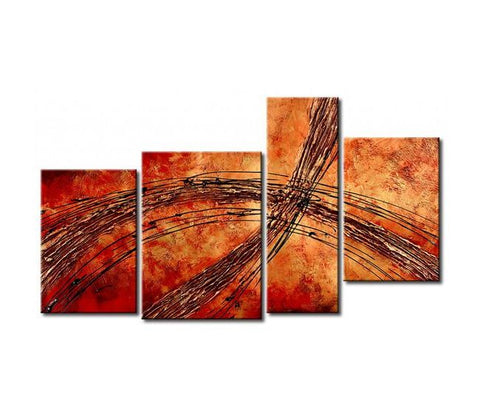 Modern Wall Art Painting, Abstract Painting Acrylic, Contemporary Wall Paintings, Living Room Wall Art-Silvia Home Craft