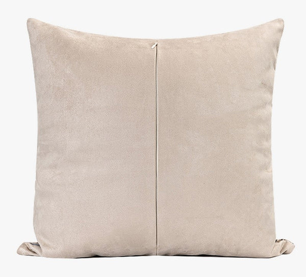 Simple Modern Sofa Throw Pillows, Beige Contemporary Throw Pillow for Living Room, Modern Decorative Throw Pillows for Couch-Silvia Home Craft