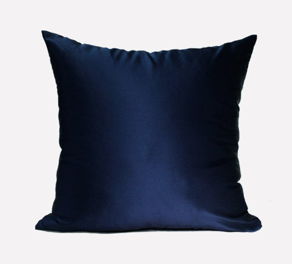 Large Square Pillows, Blue Decorative Modern Throw Pillow for Couch, Modern Sofa Pillows, Simple Modern Throw Pillows for Couch-Silvia Home Craft