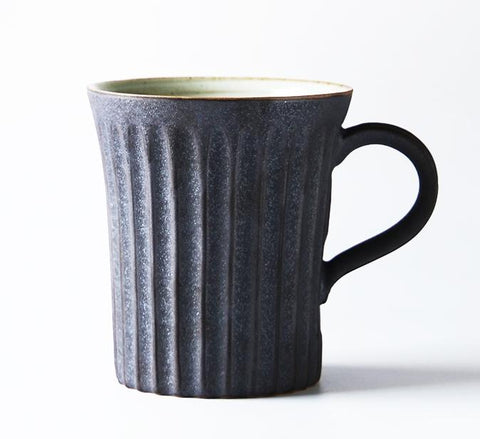 Latte Coffee Mug, Large Capacity Coffee Cup, Large Tea Cup, Handmade Pottery Coffee Cup-Silvia Home Craft