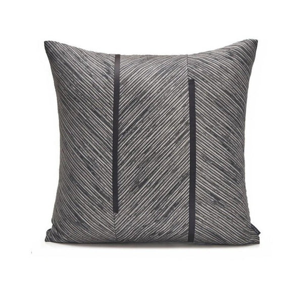 Large Simple Modern Pillows, Modern Throw Pillows for Living Room, Decorative Modern Sofa Pillows, Black Gray Modern Throw Pillows for Couch-Silvia Home Craft
