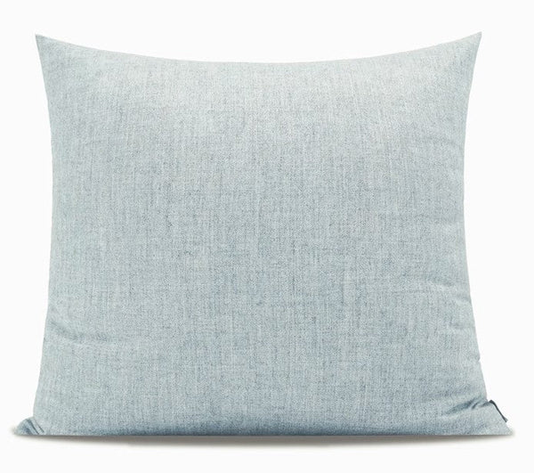 Modern Sofa Pillows, Geometric Blue Decorative Throw Pillows, Contemporary Square Modern Throw Pillows for Couch, Abstract Throw Pillow for Interior Design-Silvia Home Craft