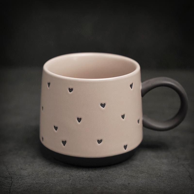 Latte Coffee Cup, Ceramic Coffee Mug, Handmade Pottery Coffee Cup, Large Coffee Cup, Large Tea Cup-Silvia Home Craft