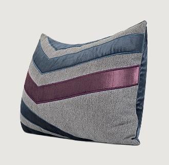 Purple Gray Decorative Pillows for Couch, Large Modern Throw Pillows, Modern Sofa Pillows, Contemporary Throw Pillows for Living Room-Silvia Home Craft