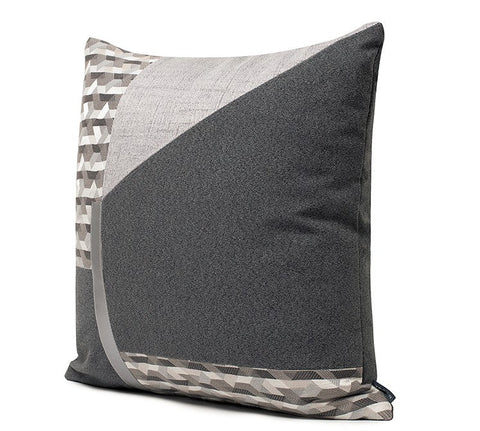 Modern Simple Throw Pillows for Dining Room, Decorative Modern Sofa Pillows, Modern Throw Pillows for Couch, Large Gray Simple Modern Pillows-Silvia Home Craft