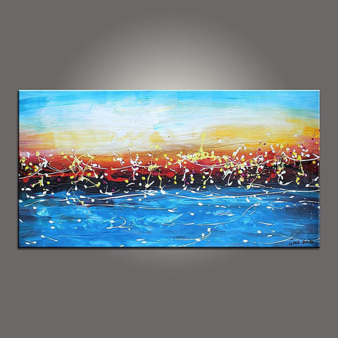 Contemporary Art, Modern Art, Art Painting, Abstract Art, Abstract Art Painting, Living Room Wall Art, Canvas Art-Silvia Home Craft