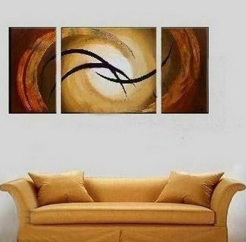 Wall Art, Abstract Art, Abstract Painting, Canvas Painting, Large Oil Painting, Living Room Wall Art, Modern Art, 3 Piece Wall Art, Huge Art-Silvia Home Craft