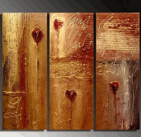 Wall Painting, Abtract Wall Art, Bedroom Wall Art, Canvas Painting, Abstract Art, Abstract Painting, Acrylic Art, 3 Piece Wall Art, Canvas Art-Silvia Home Craft