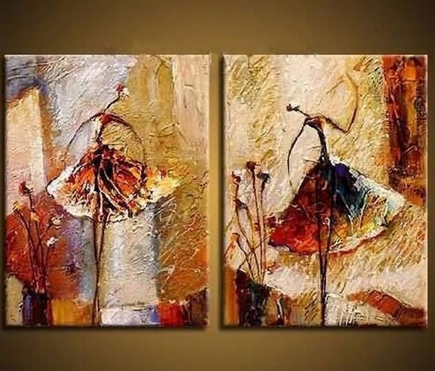 Abstract Painting, Ballet Dancer Art, Canvas Painting, Abstract Art, Bedroom Wall Art, Modern Art, Hand Painted Art-Silvia Home Craft