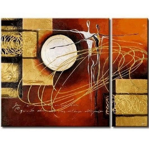 Living Room Wall Decor, Contemporary Art, Art on Canvas, Flower Painting, Extra Large Painting, Canvas Wall Art, Abstract Painting-Silvia Home Craft