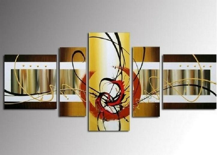 Canvas Painting, Hand Painted Art, Wall Painting, Large Wall Art, Abstract Painting, Canvas Art Painting, Huge Wall Art, Acrylic Art, 5 Piece-Silvia Home Craft