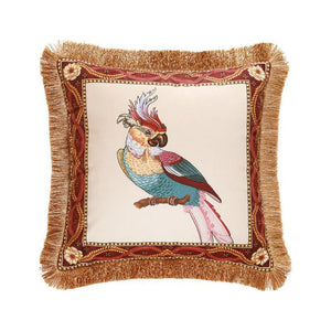 Decorative Throw Pillows, Bird Pattern Pillow Covers, Sofa Throw Pillows, Pillow Cases, Throw Pillows for Couch-Silvia Home Craft