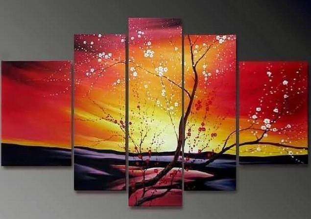 Flower Tree Painting, Heavy Texture Art, Abstract Art, Abstract Painting, Canvas Painting, Wall Art, Large Abstract Art, Acrylic Art, Bedroom Wall Art-Silvia Home Craft
