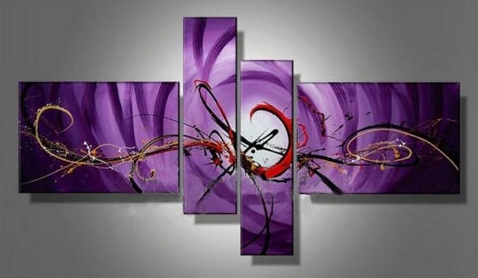 Large Wall Art Paintings, Abstract Lines Art, Large Canvas Painting, Abstract Painting for Bedroom, Hand Painted Art on Canvas-Silvia Home Craft