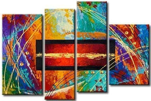 Modern Art, Extra Large Wall Art, Abstract Art Painting, Extra Large Painting-Silvia Home Craft