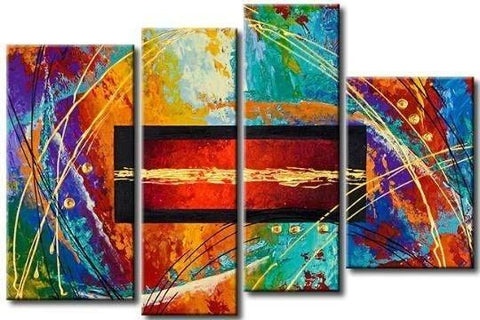 Modern Art, Extra Large Wall Art, Abstract Art Painting, Extra Large Painting-Silvia Home Craft