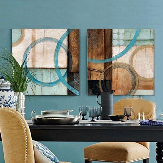 Canvas Painting, Abstract Art Painting, Dining Room Wall Art, Wall Hanging, Hand Painted Art-Silvia Home Craft