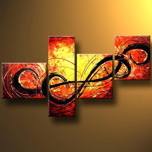 Large Painting Above Sofa, Living Room Wall Hanging, Simple Modern Art, Abstract Wall Art Paintings, Abstract Painting on Canvas-Silvia Home Craft