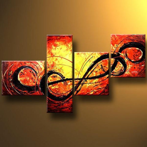 Large Painting Above Sofa, Living Room Wall Hanging, Simple Modern Art, Abstract Wall Art Paintings, Abstract Painting on Canvas-Silvia Home Craft