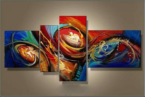Contemporary Paintings, Large Painting Above Sofa, Modern Wall Art Paintings, Acrylic Art on Canvas, Abstact Painting for Living Room-Silvia Home Craft