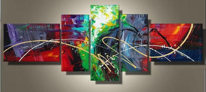 Modrn Abstract Art, Large Canvas Painting, Simple Modern Art, Huge Wall Art Paintings for Living Room, Extra Large Paintings for Sale-Silvia Home Craft
